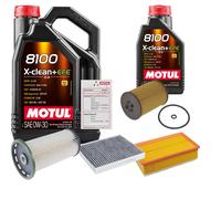 FEBI Controllo Set 6L MOTUL 8100 X-CLEAN 0W-30 Per VW Passat Variant 2.0 TDI