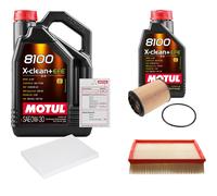 FEBI Controllo Set 6L MOTUL 8100 X-CLEAN 0W-30 Per VW Passat Variant 2.3 VR5