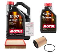 FEBI Controllo Set 6L MOTUL 8100 X-CLEAN 0W-30 Per VW Passat Variant 2.3 VR5