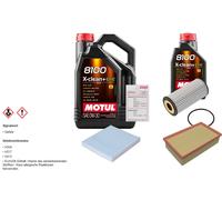 FEBI Controllo Set 6L MOTUL 8100 X-CLEAN 0W-30 Per VW Polo 2.0 GTI