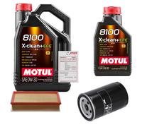 FEBI Controllo Set 6L MOTUL 8100 X-CLEAN 0W-30 Per VW Transporter V Bus 2.0