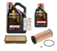 FEBI Controllo Set 6L MOTUL 8100 X-CLEAN EFE 5W-30 Per Audi A3 1.9 TDI