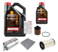 FEBI Controllo Set 6L MOTUL 8100 X-CLEAN EFE 5W-30 Per Fiat Ducato Kasten 115