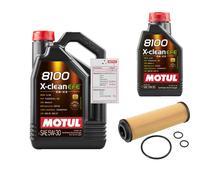 FEBI Controllo Set 6L MOTUL 8100 X-CLEAN EFE 5W-30 Per Mercedes-Benz C-Klasse