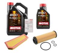 FEBI Controllo Set 6L MOTUL 8100 X-CLEAN EFE 5W-30 Per Mercedes-Benz C-Klasse
