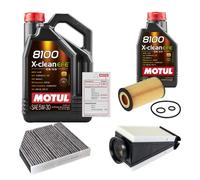 FEBI Controllo Set 6L MOTUL 8100 X-CLEAN EFE 5W-30 Per Mercedes-Benz C-Klasse