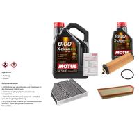 FEBI Controllo Set 6L MOTUL 8100 X-CLEAN EFE 5W-30 Per Mercedes-Benz CLS