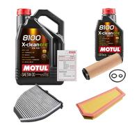 FEBI Controllo Set 6L MOTUL 8100 X-CLEAN EFE 5W-30 Per Mercedes-Benz E-Klasse