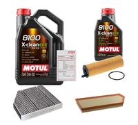FEBI Controllo Set 6L MOTUL 8100 X-CLEAN EFE 5W-30 Per Mercedes-Benz E-Klasse