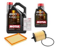FEBI Controllo Set 6L MOTUL 8100 X-CLEAN EFE 5W-30 Per Opel Zafira B 2.2