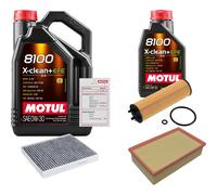 FEBI Controllo set 6L MOTUL 8100 X-PULIRE 0W-30 per VW Passat Variant 2.0 TDI