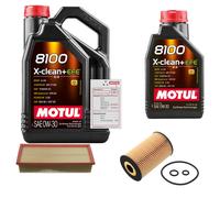 FEBI Controllo set 6L MOTUL 8100 X-PULIRE 0W-30 per VW Passat Variant 2.0 TDI
