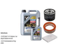 FEBI Controllo set 6L SPECIALE LIQUI MOLY TEC F 5W-30 per Dacia Sandero