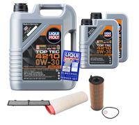 FEBI Controllo Set 7 L Liqui Moly Top Tec 4210 0W-30 Per BMW 3er Touring 320d