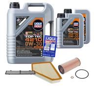 FEBI Controllo Set 7 L Liqui Moly Top Tec 4210 0W-30 Per BMW 3er Touring 320d