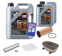 Febi Controllo Set 7 L Liqui Moly Top Tec 4210 0W-30 per BMW X5 xDrive30d X6