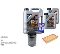 Febi Controllo Set 7 L Liqui Moly Top Tec 4210 0W-30 per Jaguar XJ 3.0