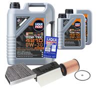 Febi Controllo Set 7 L Liqui Moly Top Tec 4210 0W-30 per Mercedes Classe E