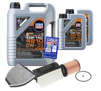 FEBI Controllo Set 7 L Liqui Moly Top Tec 4210 0W-30 Per Mercedes E-Klasse