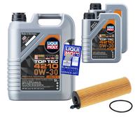 FEBI Controllo Set 7 L Liqui Moly Top Tec 4210 0W-30 Per Mercedes E-Klasse