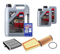 Febi Controllo Set 7 L Liqui Moly Top Tec 4300 5W-30 per Renault Scénic