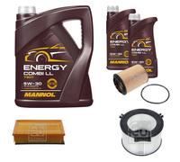 FEBI Controllo Set 7 L MANNOL Energy Combi LL 5W-30 per VW Transporter IV