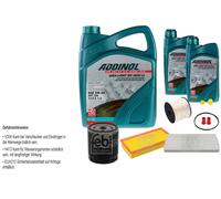 FEBI Controllo Set 7L ADDINOL GIGA LIGHT MV 0530 LL Per Peugeot 807 E 2.2