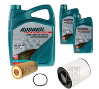Febi Controllo Set 7L Addinol Giga Luce Mv 0530 Ll per Audi A8 4N2 4N8