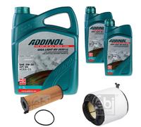 FEBI Controllo set 7L ADDINOL GIGALUCE MV 0530 LL per Audi A4 Avant 8K5