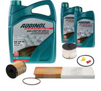 FEBI Controllo set 7L ADDINOL GIGALUCE MV 0530 LL per Peugeot 407 SW 6E_