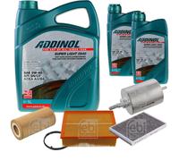 Febi Controllo Set 7L Addinol Super Light 0540 per Audi A4 Cabriolet