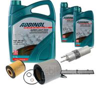 FEBI Controllo Set 7L ADDINOL SUPER LIGHT 0540 Per BMW X1 E84 SDrive18I 1Er