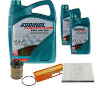 Febi Controllo Set 7L Addinol Super Light 0540 per Fiat Doblo Carico 223