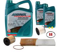 Febi Controllo Set 7L Addinol Super Light 0540 per Lancia Phedra 179 2.0 D.