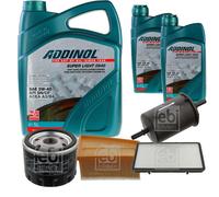 Febi Controllo Set 7L Addinol Super Light 0540 per Opel Vivaro Scatola F7 2.0