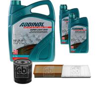 Febi Controllo Set 7L Addinol Super Light 0540 per Peugeot 406