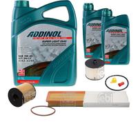FEBI Controllo set 7L ADDINOL SUPER LIGHT 0540 per Peugeot 407 SW 6E_ 2.0