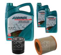 Febi Controllo Set 7L Addinol Super Light 0540 per Peugeot Boxer Scatola 230L