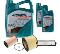 FEBI Controllo Set 7L ADDINOL SUPER LIGHT 0540 Per Saab 9-3 YS3D 2.2 TiD