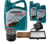 Febi Controllo Set 7L Addinol Super Light 0540 per Volvo C70 i Cabriolet