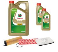 FEBI Controllo set 7L Castrol BORDO TITANIO FST 5W-30 LL per Mercedes-Benz