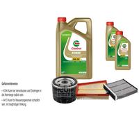 Febi Controllo Set 7L castrol edge Titanio FST 5W-30 All per Renault