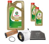 FEBI Controllo set 7L Castrol EDGE Titanio FST 5W-30 LL per Audi A4 Avant