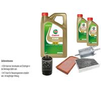 FEBI Controllo set 7L Castrol EDGE Titanio FST 5W-30 LL per Audi TT 8J3 2.0