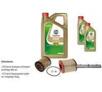 FEBI Controllo set 7L Castrol EDGE Titanio FST 5W-30 LL per BMW 3 E90