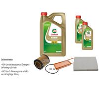 Febi Controllo Set 7L castrol edge Titanio FST 5W-30 Ll per BMW X5