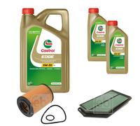 Febi Controllo Set 7L castrol edge Titanio FST 5W-30 Ll per Honda Civic
