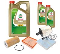 Febi Controllo Set 7L castrol edge Titanio FST 5W-30 Ll per Mozzo Nissan