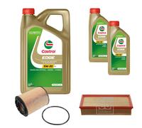 Febi Controllo Set 7L castrol edge Titanio FST 5W-30 Ll per Per VW Multivan E