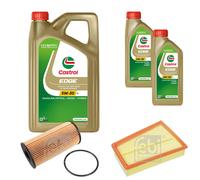 FEBI Controllo set 7L Castrol EDGE Titanio FST 5W-30 LL per Renault Scénic